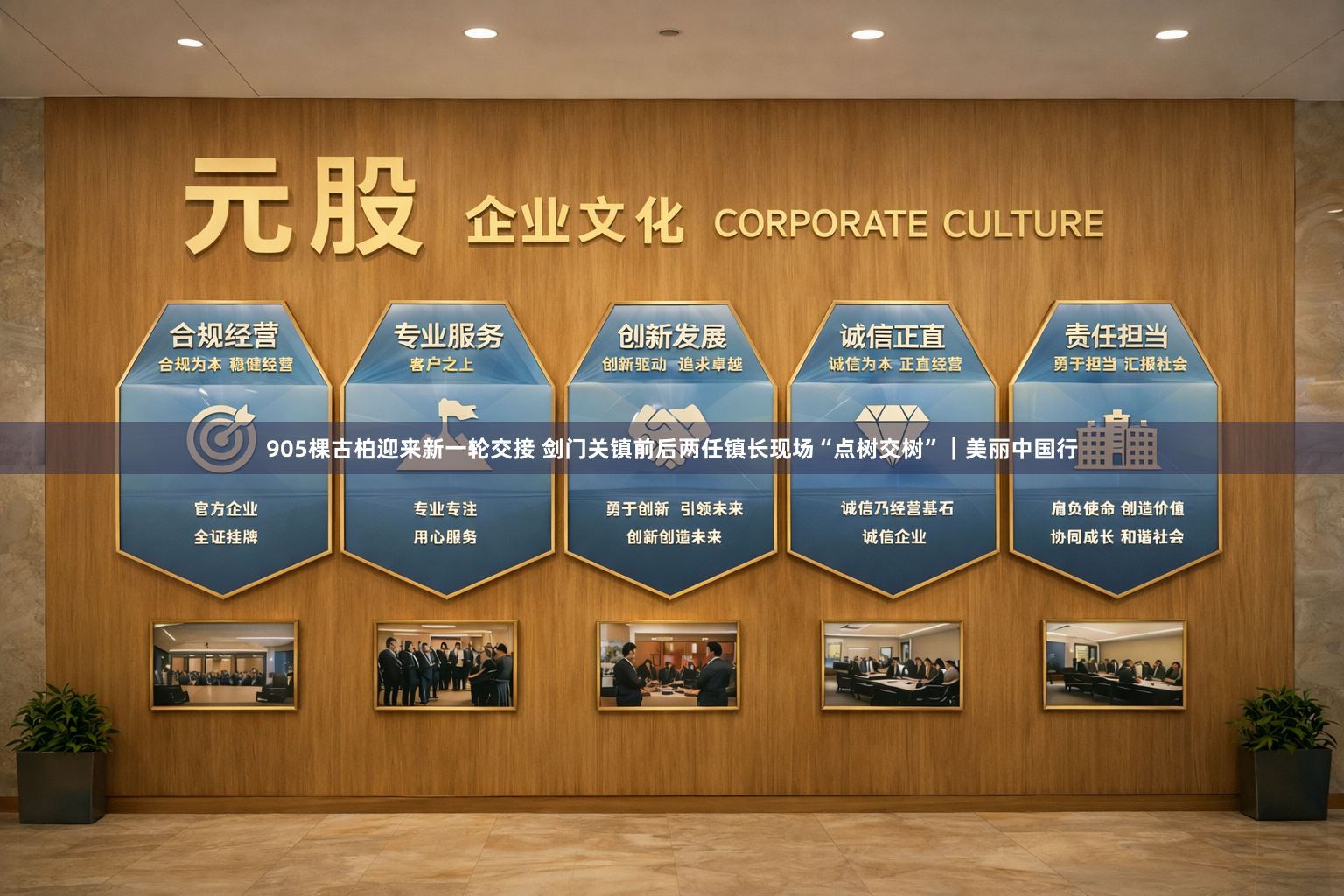 905棵古柏迎来新一轮交接 剑门关镇前后两任镇长现场“点树交树”｜美丽中国行