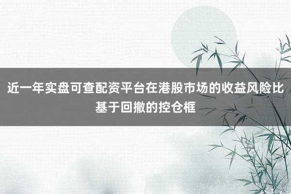 近一年实盘可查配资平台在港股市场的收益风险比基于回撤的控仓框