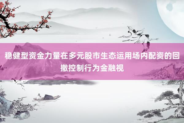 稳健型资金力量在多元股市生态运用场内配资的回撤控制行为金融视