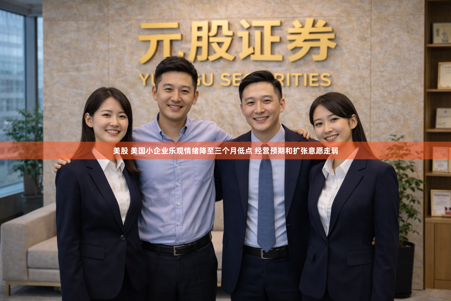 美股 美国小企业乐观情绪降至三个月低点 经营预期和扩张意愿走弱